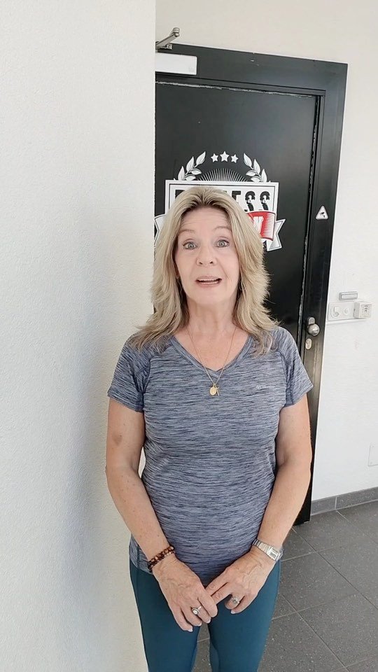 Brigitta während ihrer Kundenstimme